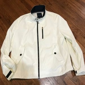 White Nautica wind breaker, basically new!!